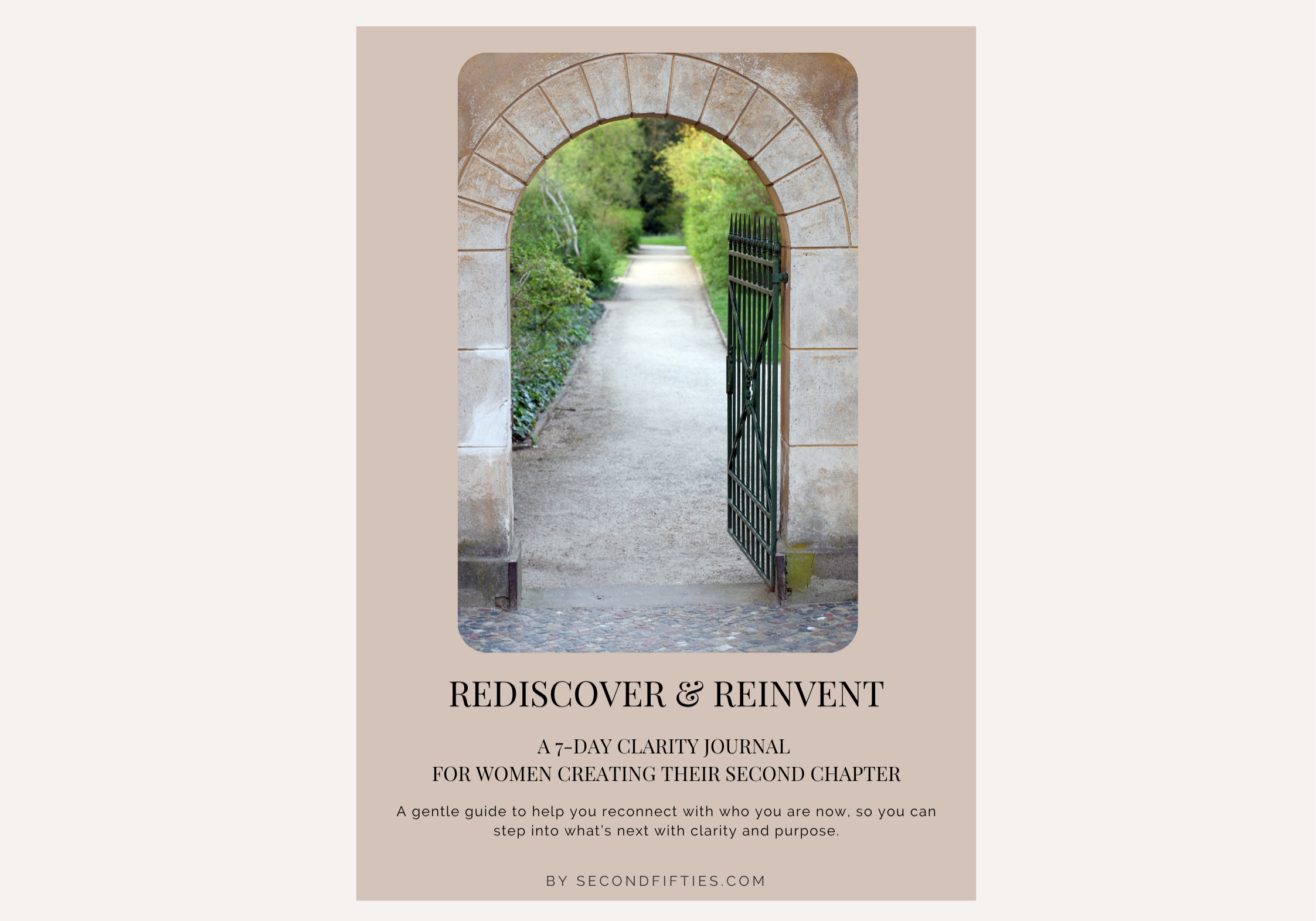 Clarity journal cover rediscover yourself after 50 journal